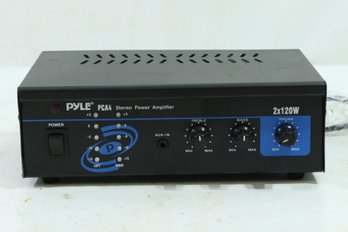 Pyle PCA4BT 240 Watt Desktop Amplifier Compact Audio Receiver Amplifier MP3 AUX