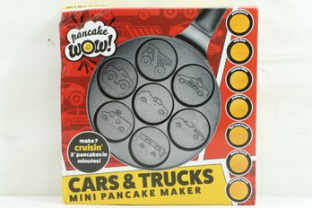 Cars & Trucks Mini Pancake Wow! Pan Make 7 Unique Pancakes Nonstick New