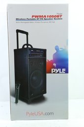 Pyle PWMA1050BT 800W Wireless Portable Bluetooth PA System With Microphone New