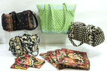 Group Of Vera Bradley Handbags And Placemats