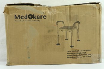 Medokare Adjustable Shower Chair For Inside Shower New