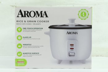 6 Cup Rice Cooker Non-Stick Pot 3-Piece Measure Cup & Serving Cooking Kitchen New
