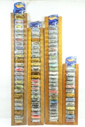 Large Vintage Hot Wheels Collection In Custom Wood Racks