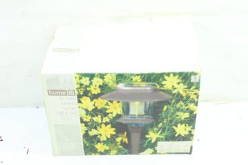 Home Brown Sierra 8 Piece Solar Light Set New