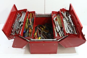 Red Husky Toolbox Full Of Tools See Pictures