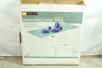 Ozark Trail Centerfold Camp Table In Box