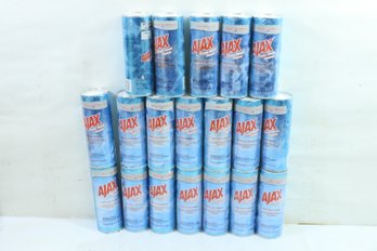 19 Cans Of Ajax Powder Cleaner