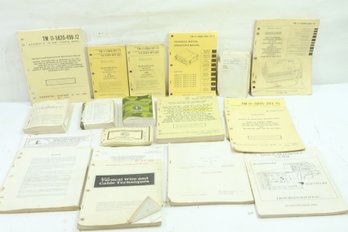 Group Of U.S Military Training Books