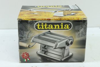 Titania Imperia Chrome Pasta Maker Roller Machine Italian Italy New