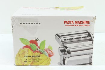 Nuvantee Pasta Maker Machine - Adjustable Crank Roller & Attachments New