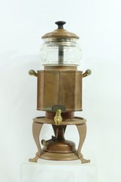 Antique Rare & Beautiful JOS HEINRICHS Paris/New York Copper Coffee Urn 1900s