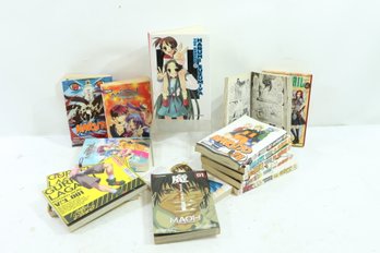 Group Of Vintage Anime Books Naruto, Maoh, Full Metal Panic And More