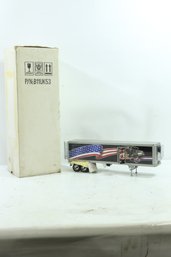 Franklin Mint 379 Peterbilt The Ultimate Big Rig Refrigerated Trailer 1/32 Scale In Box