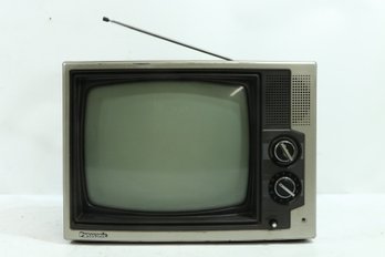 Vintage 1980's Panasonic Blak & White Television Wood Grain Tested Works