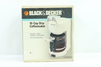 Vintage Black&Decker 10-Cup Drip Coffeemaker 'Coffeematic' DCM 900 New Old