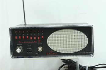 Vintage Electra Bearcat III 3 Model BC-III 8 Channel Radio Receiver Scanner