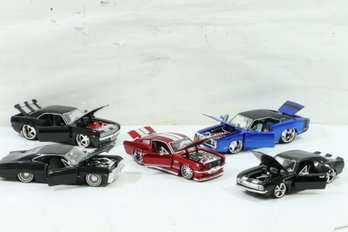 Group Of 5 Collector 1/18th Scale Muscle Cars