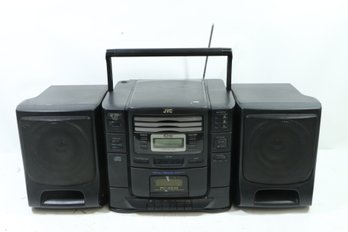 Vintage JVC PC-XC10BK Stereo Boombox - 3 CD Changer & Cassette Player