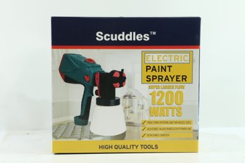 Scuddles Electric Paint Sprayer, 1200 Watt High Power HVLP Home, And Outdoors