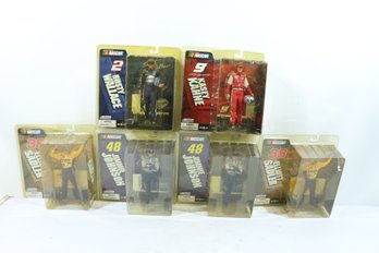 6 Action McFarlane Nascar Figures Includes Johnson, Salder, Kahne & Wallace