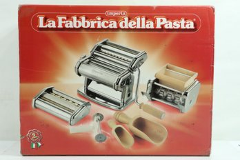 Imperia Pasta Maker W Ravioli Mold & Rolling Pin 11-pc Deluxe Set, Made In Italy New