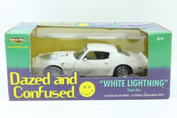 American Muscle Dazed And Confused White Lightning Pontiac Trans Am 1/18 Scale