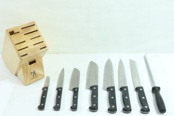J.A Henckels Knife Set Missing 1 Knife And Scissors