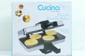 CucinaPro Piccolo Pizzelle Baker Italian Waffle Iron Maker 3 1/4' Mini Cookies New