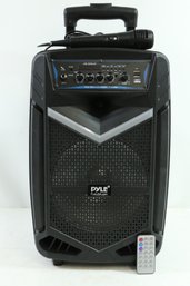 Pyle 600W Rechargeable Outdoor Bluetooth Speaker Portable PA System Recorder
