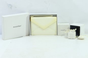 Vintage Pandora Porcelain Ring Box And Handbag