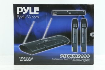 Pyle-Pro PDWM2100 Professional Dual VHF Wireless Handheld Microphone 2 X Mic