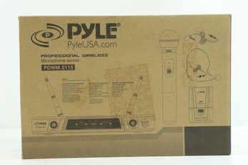 Pyle Pro PDWM-2115 Dual-Channel VHF Wireless Handheld & Microphone System