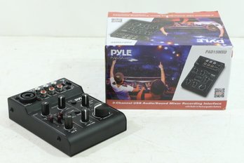 Pyle 3-Channel USB Audio/Sound Mixer Recording Interface