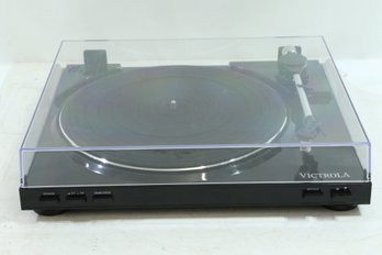 Victrola VPRO-3100-BLK Professional Series USB Turntable FullyAutomatic 2 Speed