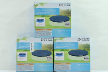 3 Intex 7.3 Foot Pool Covers New