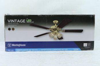 Westinghouse Lighting Vintage 52-Inch Indoor 5-Blade Ceiling