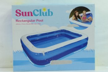 Sun Club Rectangular Inflatable Pool New 103'x69'x 20'