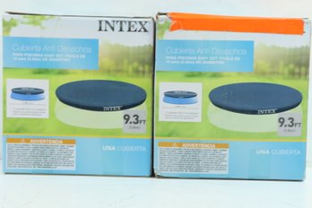 Pair Of Intex 9.3 Foot Pool Covers New