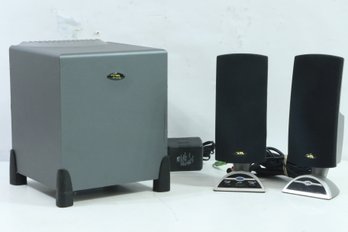 Cyber Acoustics Desktop Computer Speaker Set With Subwoofer