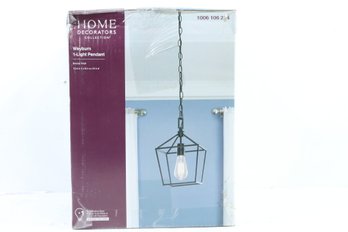 Home Decorators Collection Weyburn 1-Light Bronze Mini Pendant