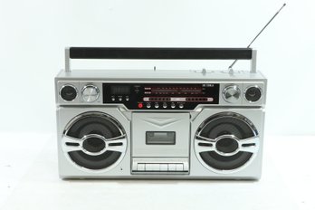 Victrola Retro Radio Bluetooth Portable Boombox Cassette Player AM FM