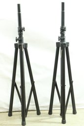 Pair Of Professional Adjustable Spear Stands In Case