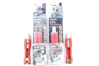 Group Of Ridgid Plumbing Tools Includes Faucet Tools & Pipe Cutters