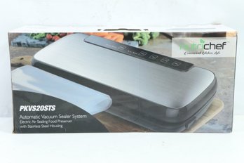 NutriChef PKVS20STS Automatic Vacuum Sealer System (Silver)new