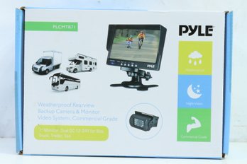 Pyle PLCMTR71 Commercial-Grade Backup Camera System With 7' Monitor New