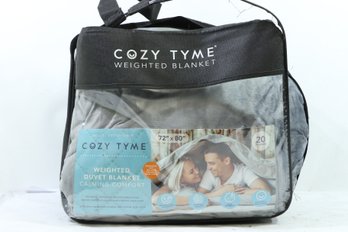 Cozy Tyme Weighted Duvet Blanket 72' X 80'