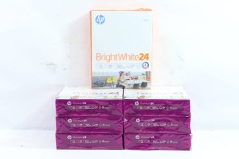 Group Of Hp Printer Paper Includes 6 Premium24 & 1 Brightwhite 24