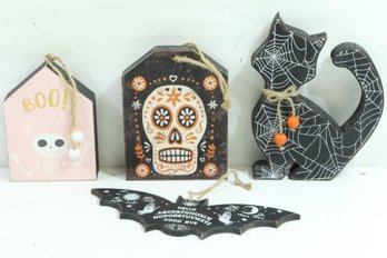 4 Wood Quill To Paper By Sixtrees Halloween Signs