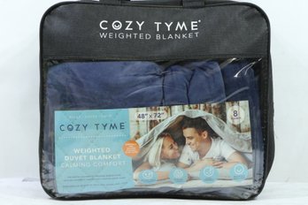 Cozy Tyme Weighted Duvet Blanket 8 Pounds 48' X 72'