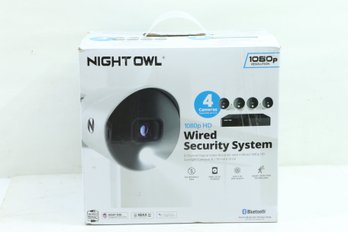 Night Owl Bluetooth 8 Channel DVR With 1TB. 4 Wired 1080p HD Spotlight Cameras